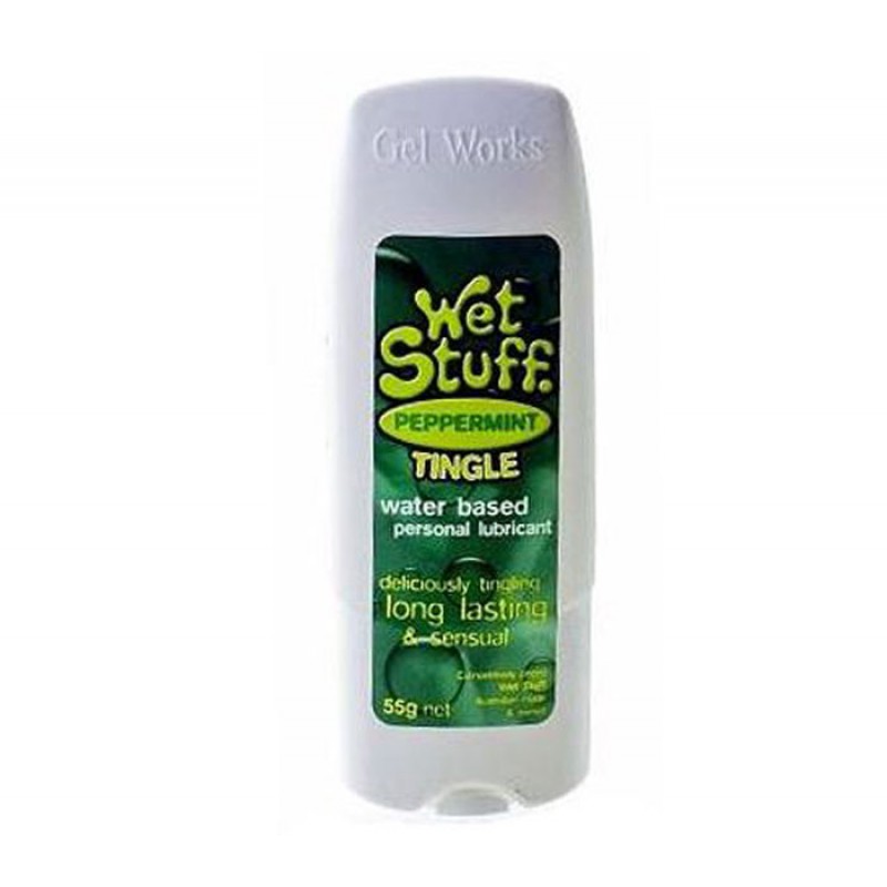 Wet Stuff Peppermint Flavoured Lubricant - 55g Tube